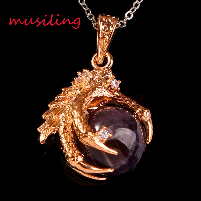 1 шт. мужское ожерелье с подвеской в виде когтя дракона 16 мм|dragon claw pendant|claw pendantgem stone