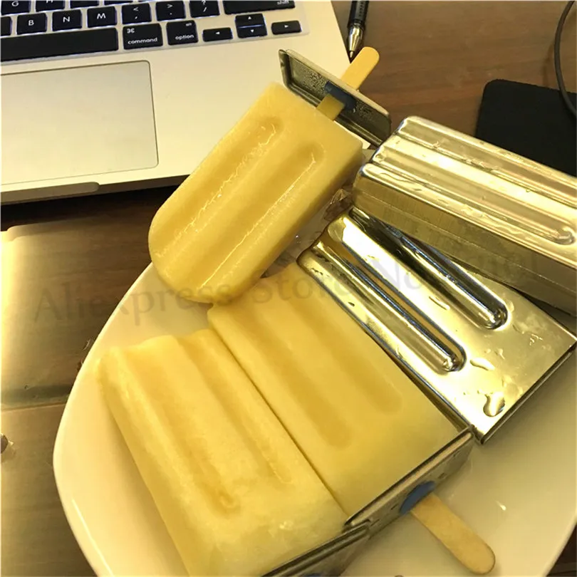 Popsicle Molds Ice Cream Mold Maker Kitchen DIY Stainless Steel Tools 10pcs/Batch | Бытовая техника