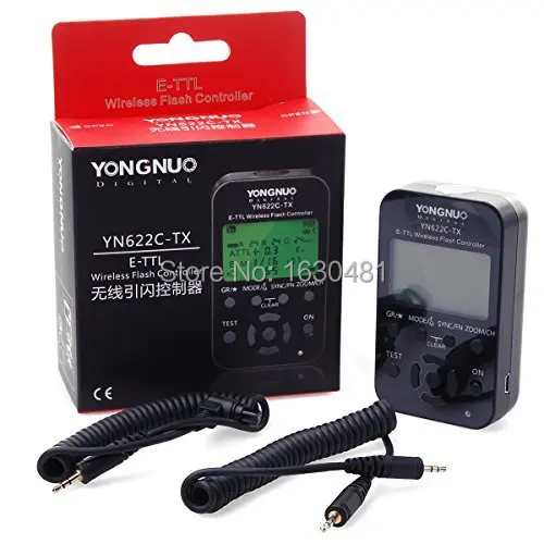 Yongnuo YN-622C YN 622C TX lcd Беспроводной ttl приемник вспышки приемопередатчик 1/8000 s