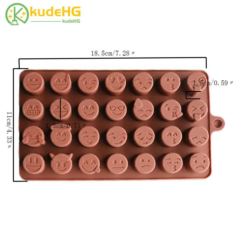 Emoji Chocolate Silicone Mold For Cake Cookies Baking Accessories Fondant Candy DIY Molds Decorating Tools23 |