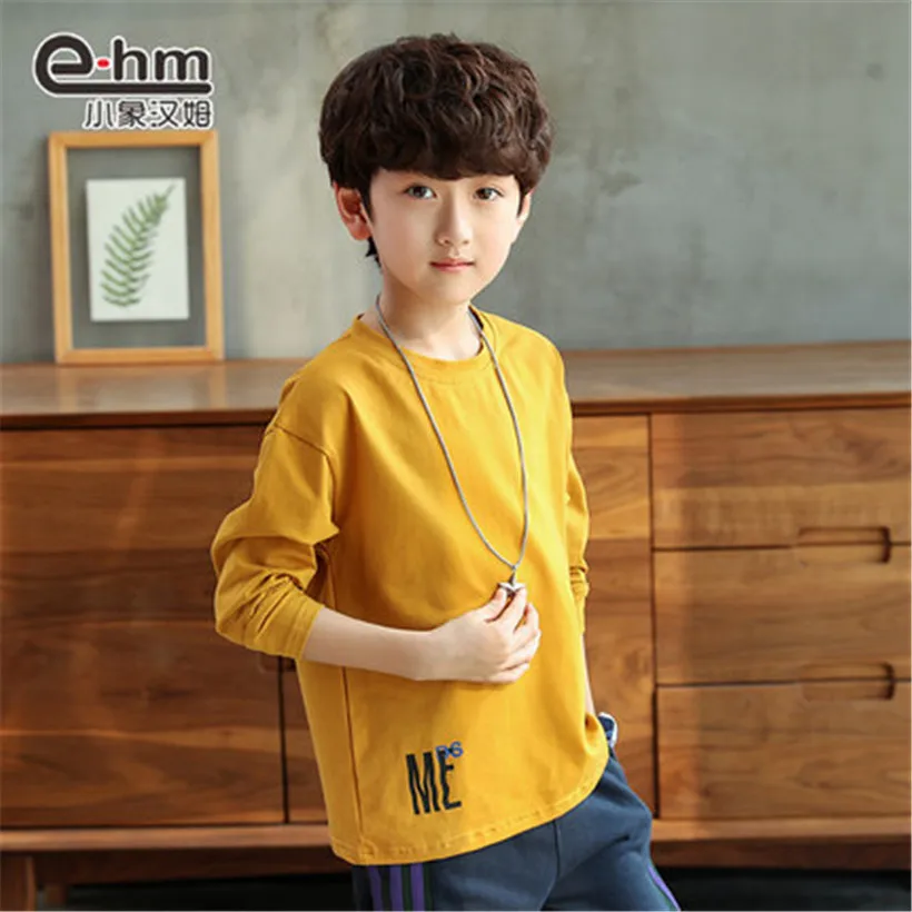 Spring Baby Boys T Shirt Cotton Kids Tops Tees For Children Outwear Clothes 4-13 Year T-shirt | Мать и ребенок