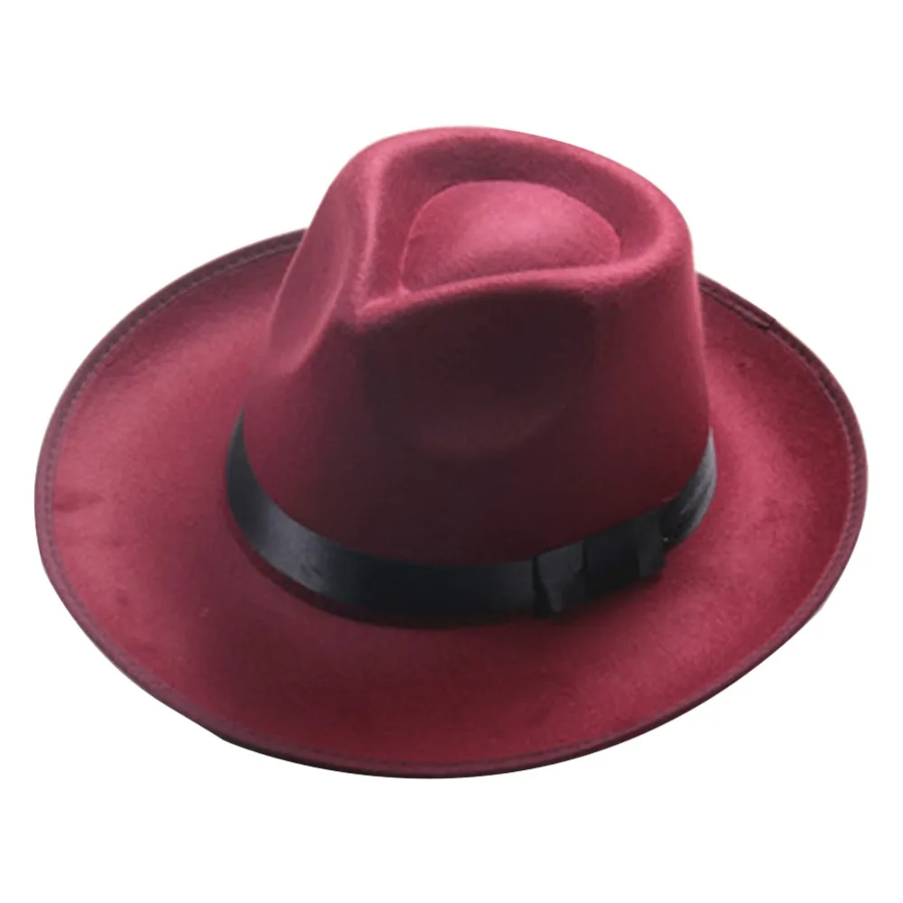 Шерстяная плоская шляпа для женщин фетровая мягкая с широкими полями Laday Prok Pie