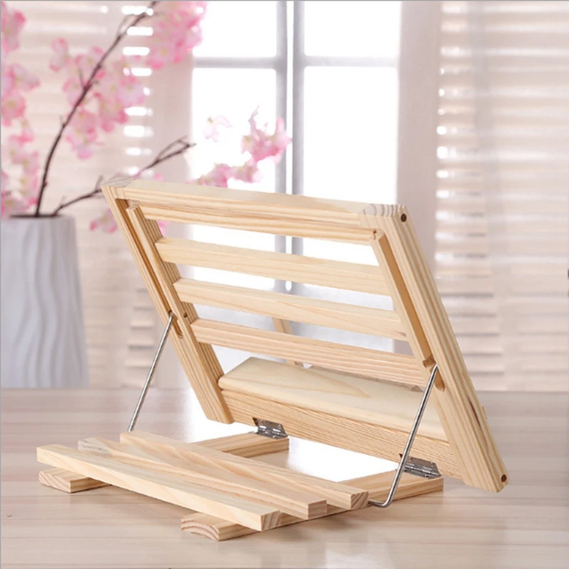 Wooden Frame Reading Bookshelf Bracket - Book Tablet Pc Support Music Stand Table Drawing Easel | Мебель