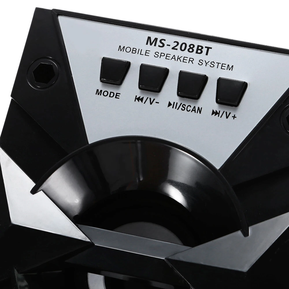 MS 208BT портативный высокой мощности выход мультимедиа FM беспроводной Bluetooth