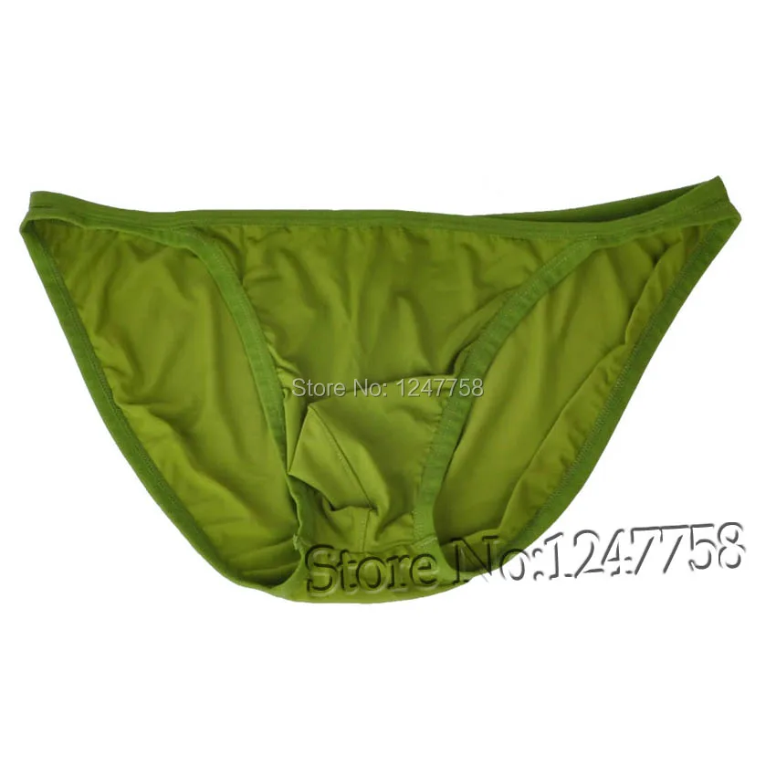 6 шт./лот мужские бикини с мешочком удобные трусы из спандекса Мини тонкие