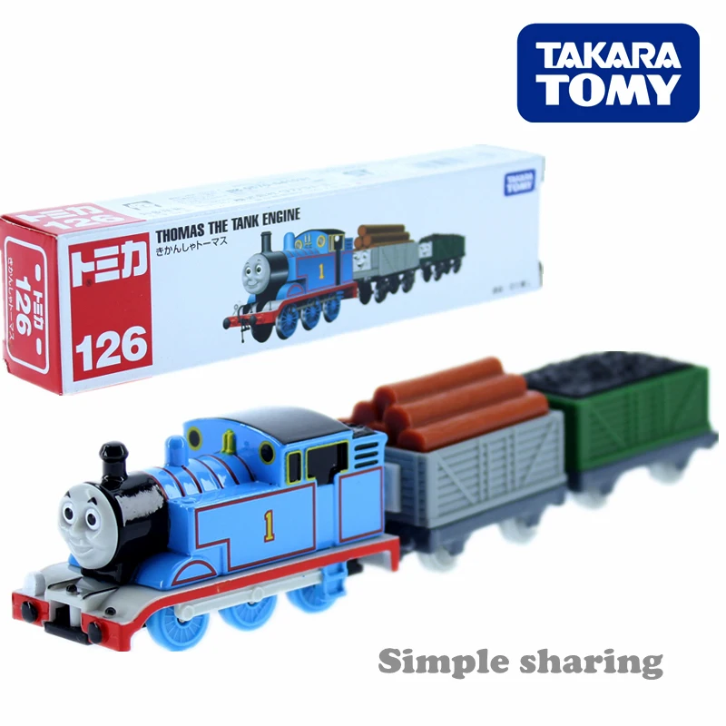 Takara Tomy Tomica № 126 модель поезда Комплект аниме Рисунок литья под давлением, детские игрушки для девочек, детские игрушки для детей металлические миниатюрные развивающие игрушки куклы