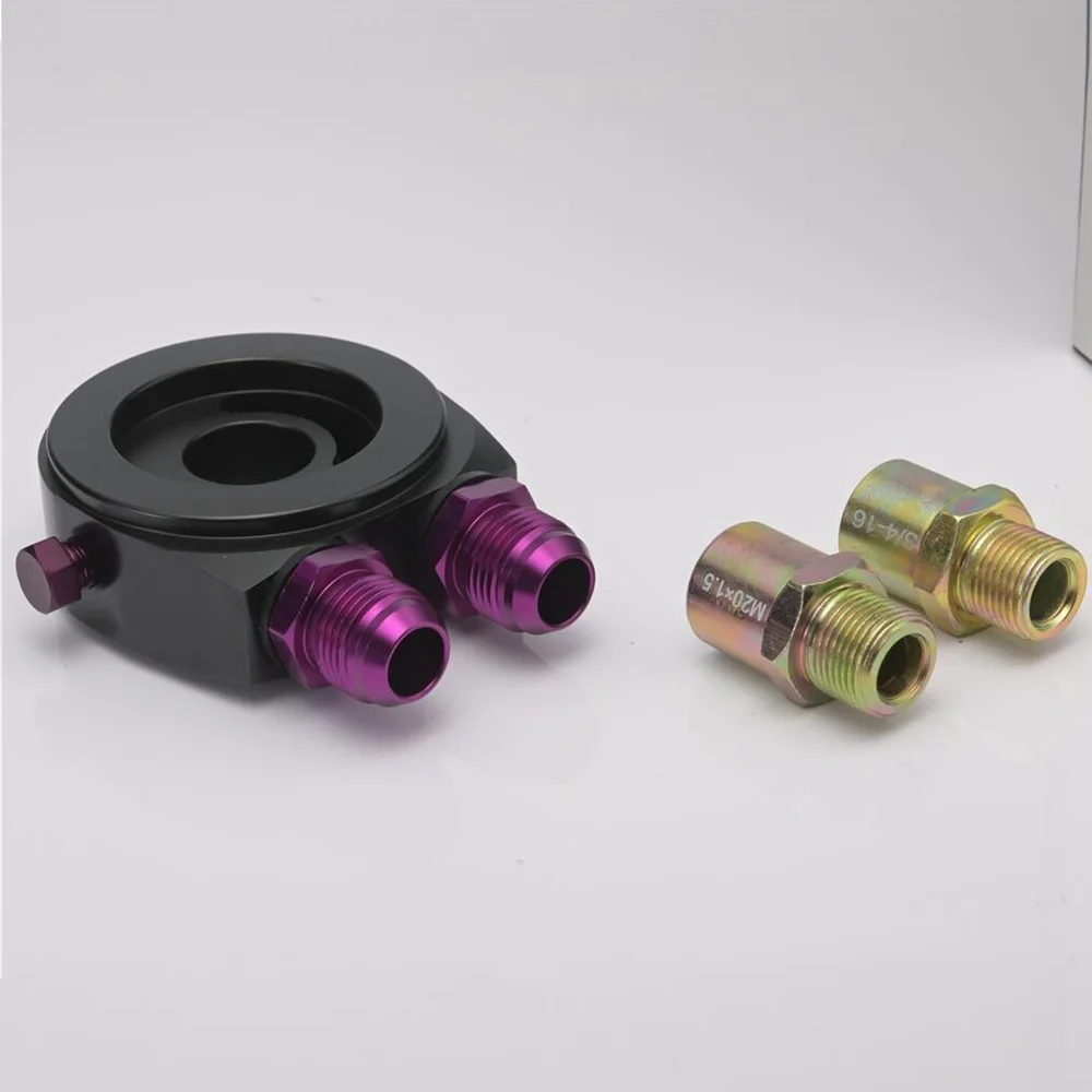 Универсальный автомобильный масляный фильтр EPMAN M20 X 1 5 AN10/AN8|sandwich plate adapter|sandwich