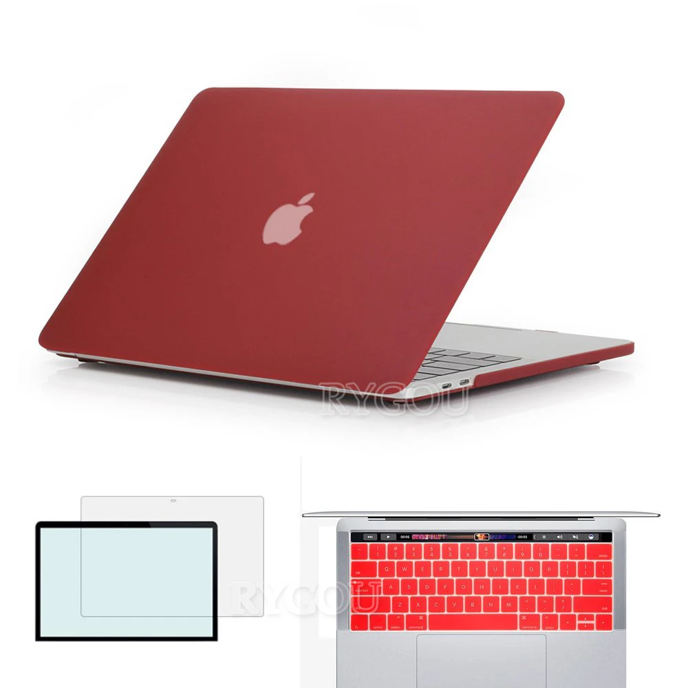 3 в 1 для нового MacBook Pro 13 15 чехол 2016/2017 A1706 A1707 с сенсорной панелью и A1708 без панели