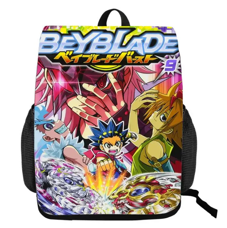Рюкзак Beyblade Burst для мальчиков и девочек школьный рюкзак с 3D-принтом студентов |