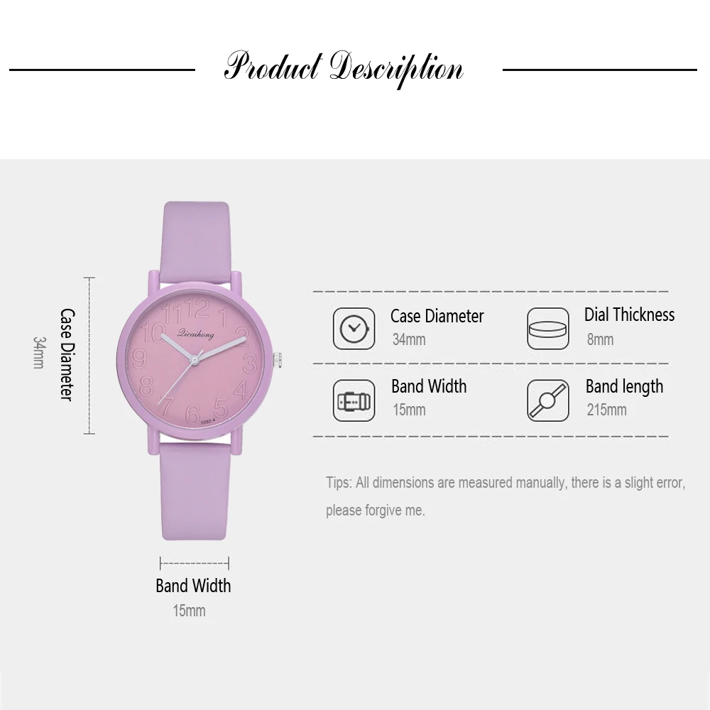 2018 часы женские брендовые винтажные кожаные роскошные Macaron повседневные белые