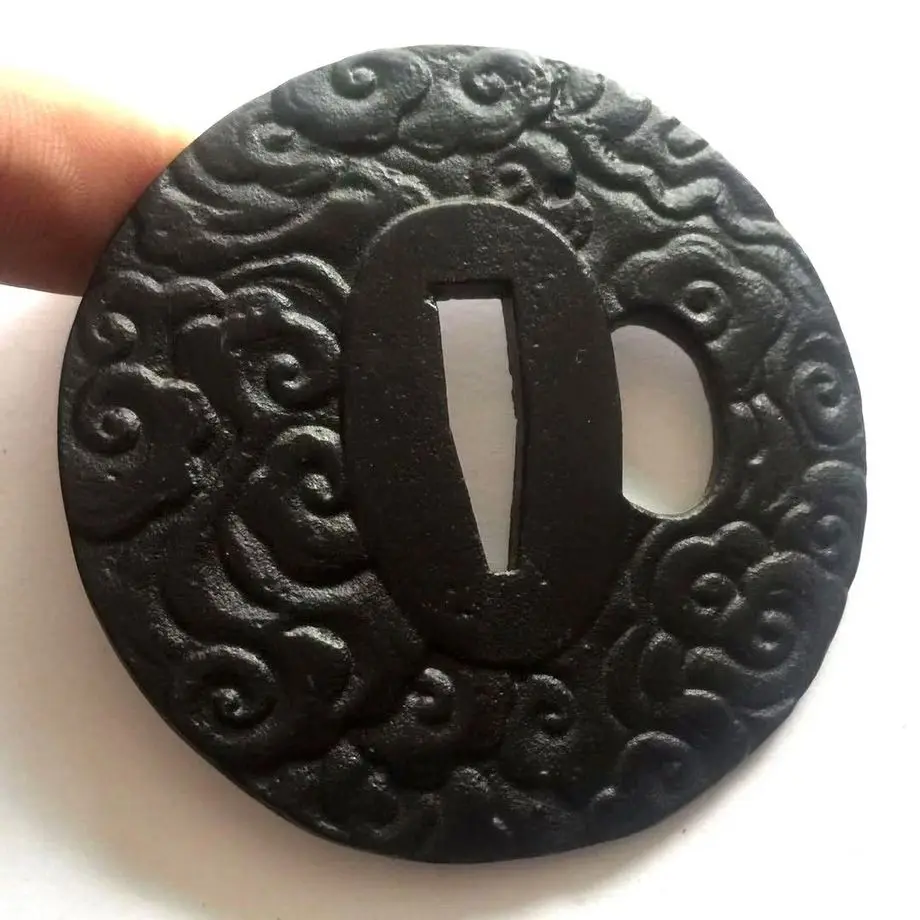 Ручная ковка TSUBA для японского катана железная Tsuba подходит меча|tsuba|tsuba katanatsuba iron |
