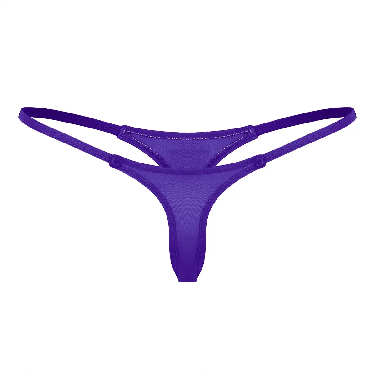 Purple Женское нижнее белье, стринги, сексуальные трусики, Эротическое нижнее белье, мягкое, низкая посадка, тянущиеся, с высокой посадкой, бикини, мини стринги, нижнее белье - Цвет: Purple