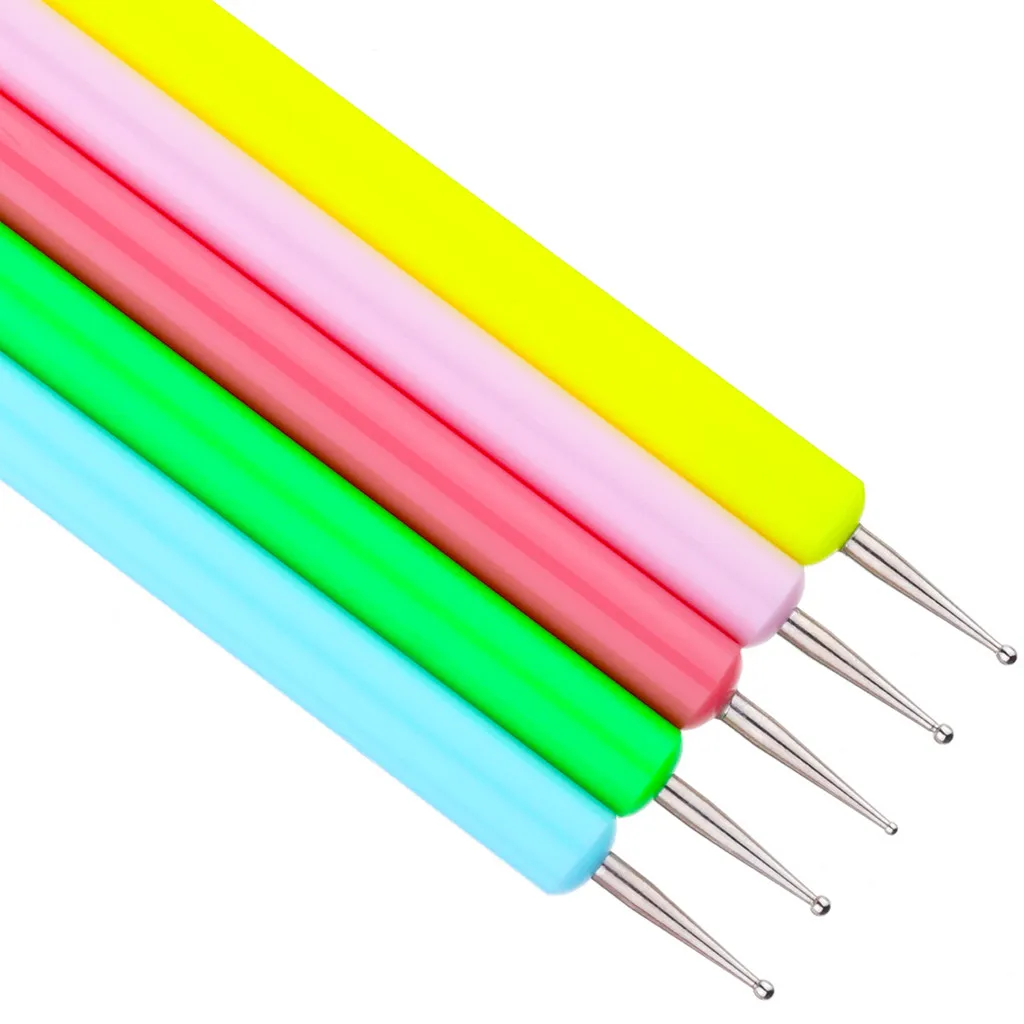 5 шт. профессиональные разноцветные кисти для рисования 2019 апреля|Доттсы| |