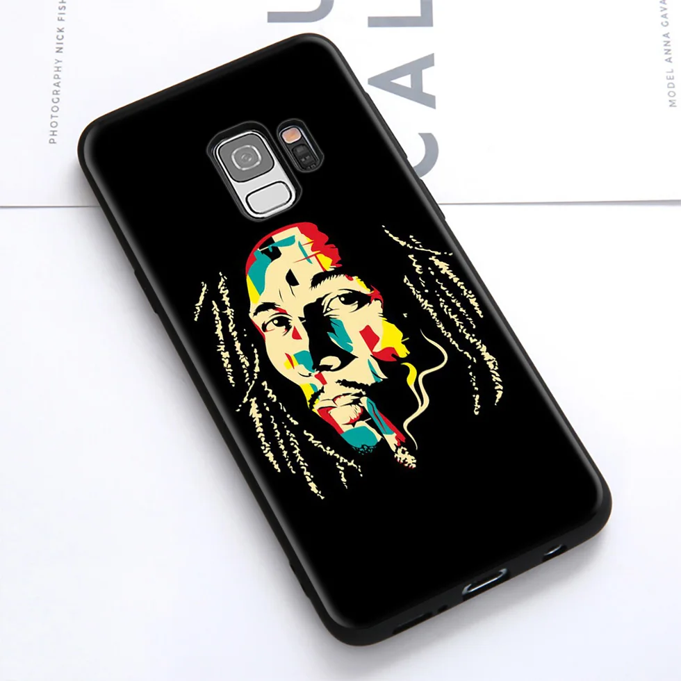 WEBBEDEPP Боб Марли мягкий чехол для Samsung Galaxy S10 S10e S9 S8 Plus S7 S6 Edge & J6 2018 Note 10 9 8 |