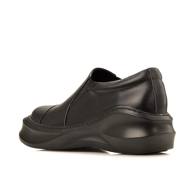 Famous designer brand real leather thick soles platform white casual footwear Chaussure Male flatform cheap plateau shoe for men | Обувь