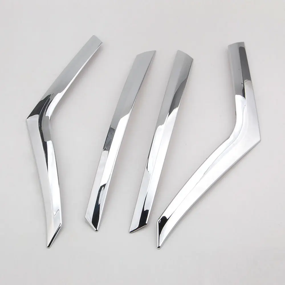 4 шт./компл. хромированный задний фонарь из АБС пластика для автомобиля полоса