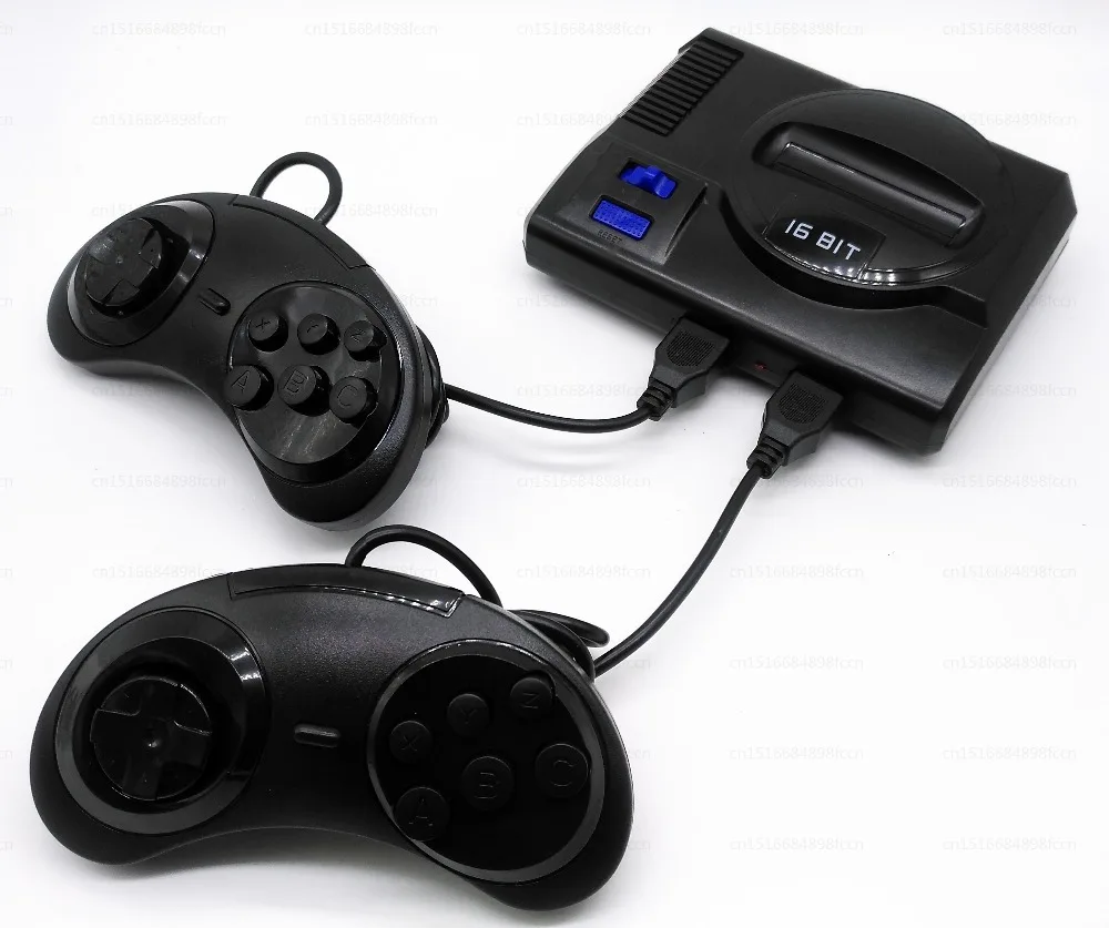 Новинка HDMI Ретро Мини ТВ Видео игровая консоль для 16 битных игр Sega MegaDrive с 168 различными встроенными играми два геймпада