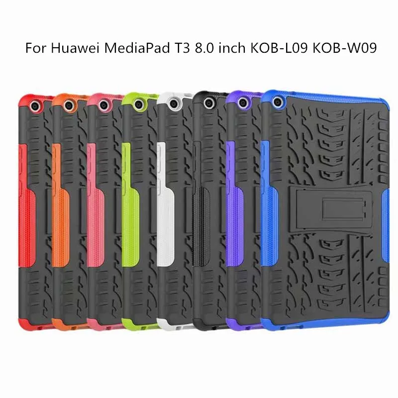 Задняя крышка 8 видов цветов Silicon + PC для Huawei MediaPad T3 0 | Компьютеры и офис