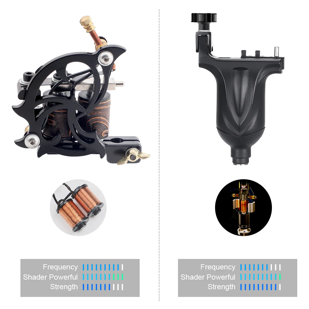 Полный набор для татуировок с клеймом 2 Pro тату машинка 28 чернилами блок питания