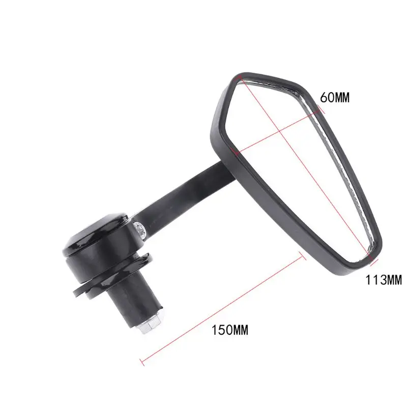 

gaijia Universal Motorcycle Retro Handle Bar End Rearview Side Mirror Aluminum