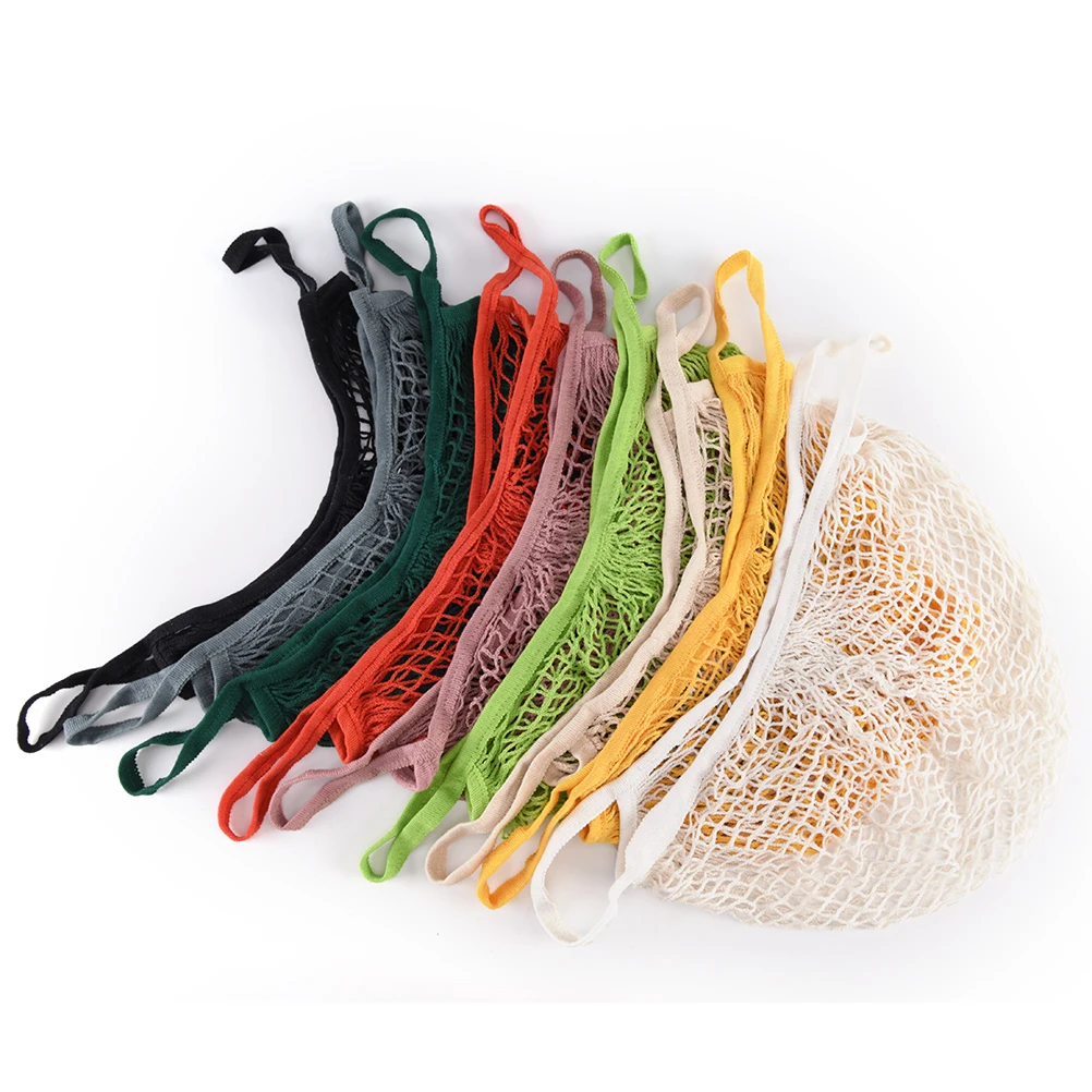 Многоразовая складная сумка для хранения фруктов Сетчатая Сумка покупок из