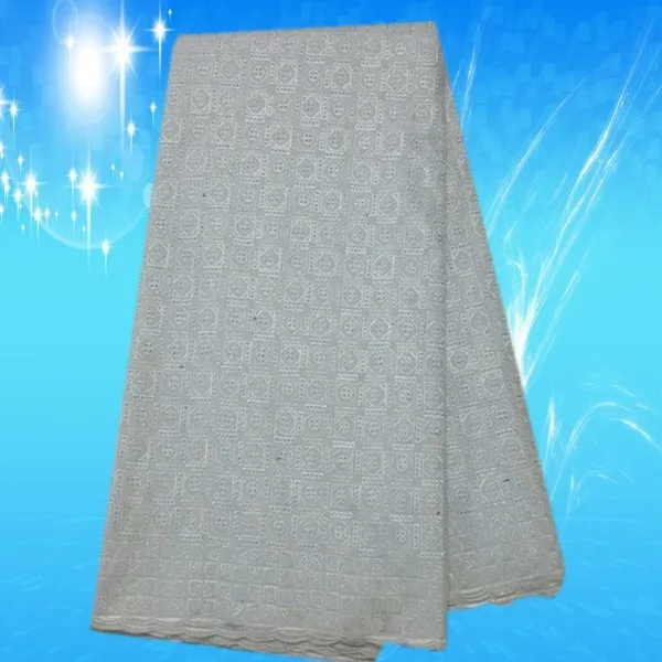 Free Shipping High quality wedding lace African Fabric 5 Yards 100% Cotton Swiss Voile Lace CM4 | Дом и сад