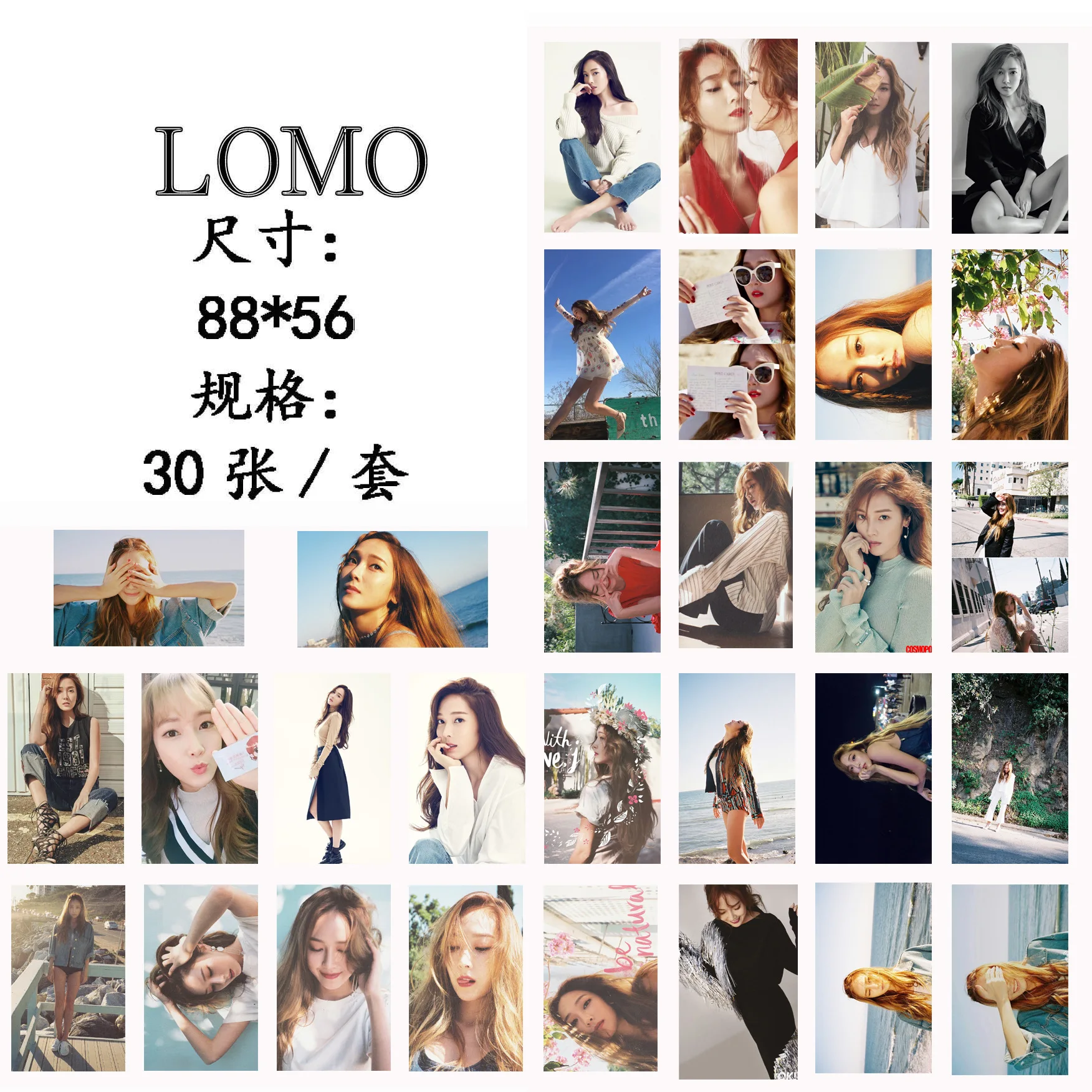 [MYKPOP] альбом Джессика с любовью для девочек Джей-альбом ломо-карточки бумажная