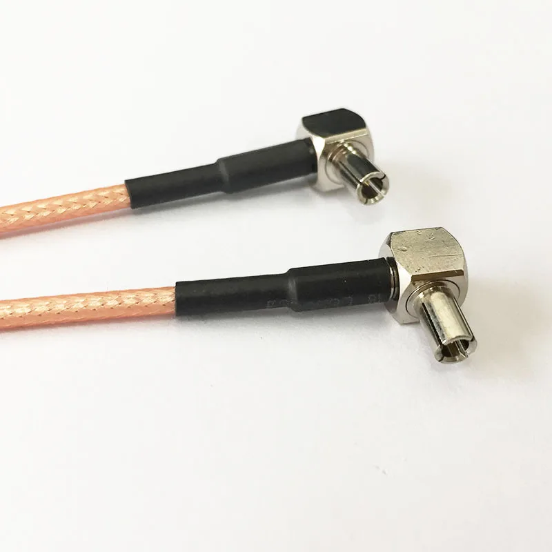 Новый RP SMA женский 2X TS9 правый угол разъем адаптера Y типа комбайнер кабель гибкий