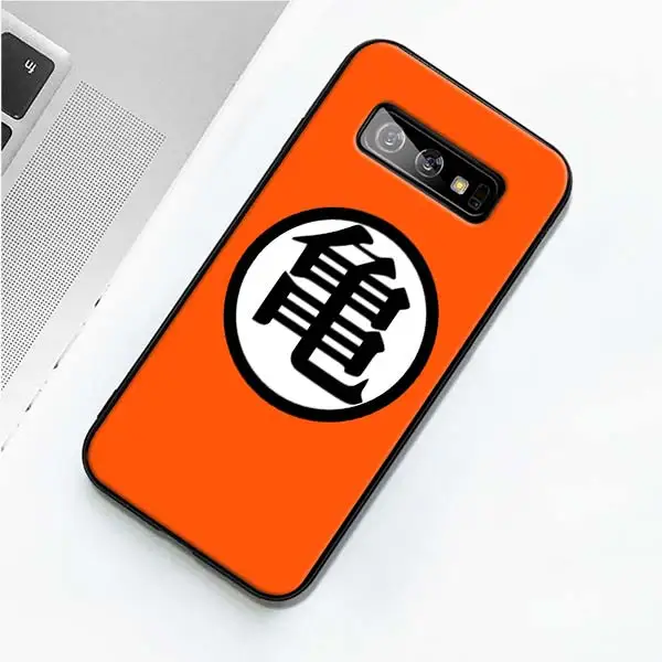 010 Dragon Ball Z плакат Черный силиконовый чехол для samsung Galaxy S10 S10e S8 S9 плюс S7 A40 A50 A70 Note 8 9 мягкий чехол Coque - Цвет: 010