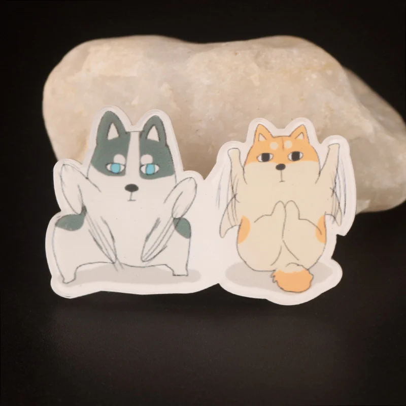 Кошка Собака слон Kawaii мультфильм Животные акриловые значки брошь значки рюкзак «сделай сам» Значки на одежду значок булавки аксессуары