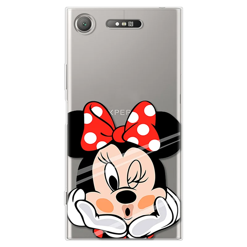 Чехол с цветами для sony Xperia E5 L1 L2 X XA1 XA2 Ultra Plus XZ XZ1 XZ2 Z3 Z5 Compact Funda для sony Xperia XA мягкий чехол из ТПУ - Цвет: mini