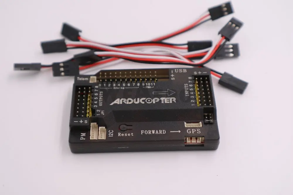 Бесплатная доставка APM2.8 ArduPilot Mega APM 2 8 плата контроллера полета с чехлом/кабели