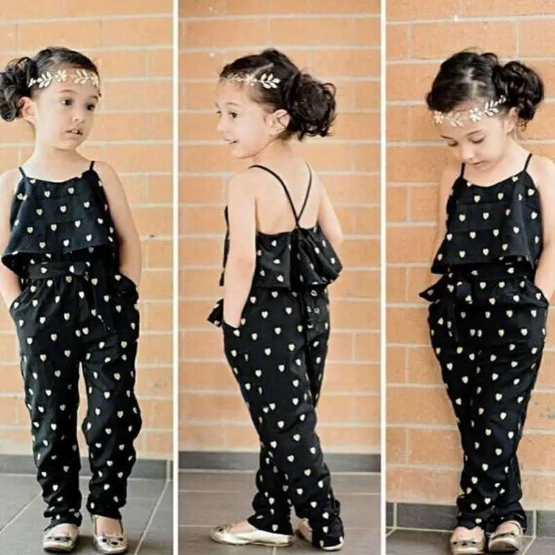 Модные детские летние девушки любят черно-белой печати без рукавов Слинг