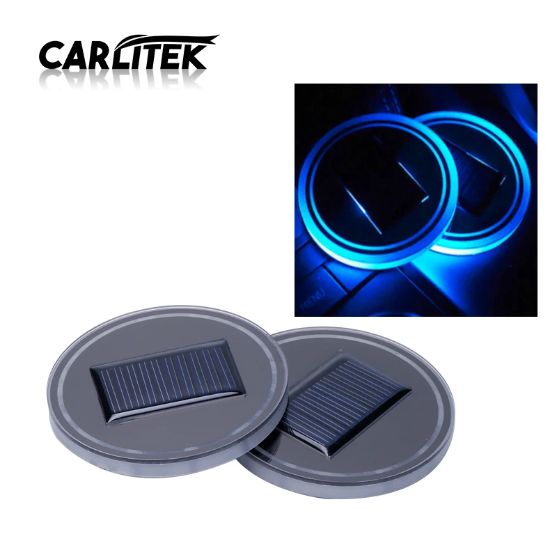 CARLitek 2 шт. солнечный Кубок держатель нижняя панель светодиодная подсветка