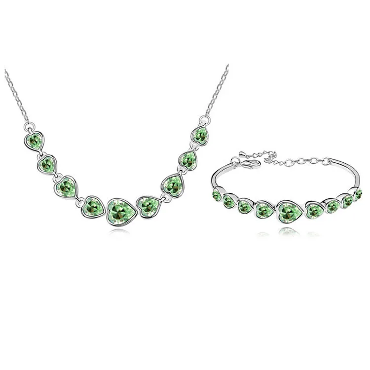 Подлинные элементы Сваровски с кристаллами от SWAROVSKI колье браслет женские