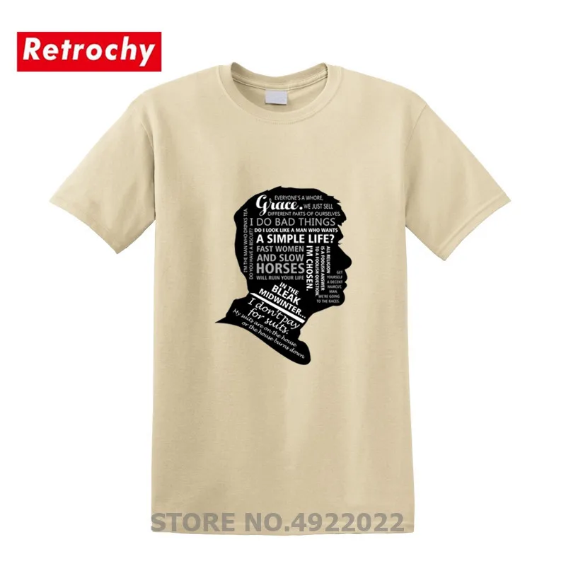 Peaky Blinders Цитата Футболка Винтаж Keep Calm по заказу Blinder футболки мужские Заказные с