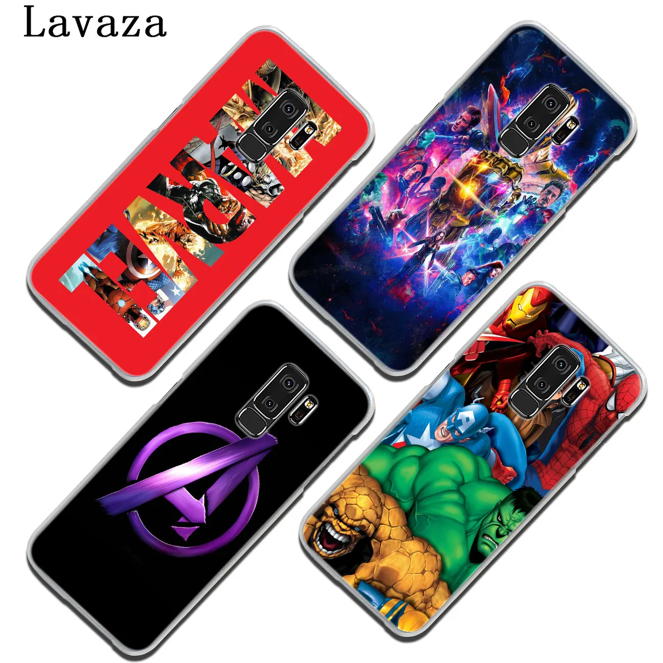 Твердый Чехол для Samsung Galaxy S7 S6 Edge S8 S9 + S10 Plus S10E с логотипом бренда Lavaza Marvel Avengers Endgame |