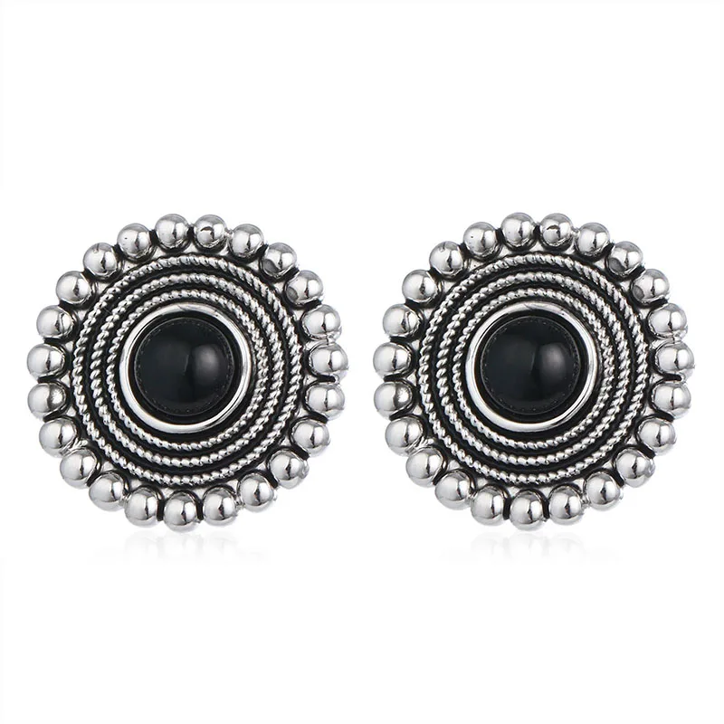 Shineland винтажные антикварные bijoux трендовые красный черный камень из смолы