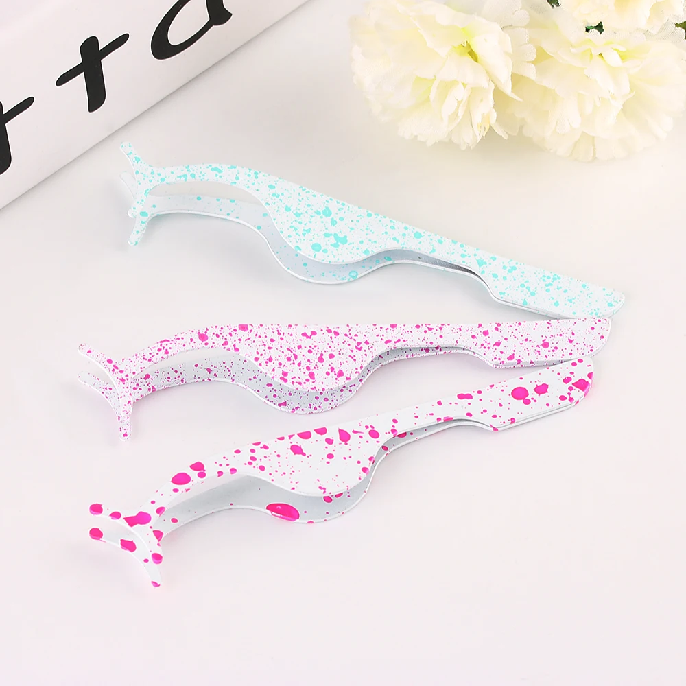 Случайный цвет! 1 х щипцы для завивки накладных ресниц из нержавеющей стали|eye lash