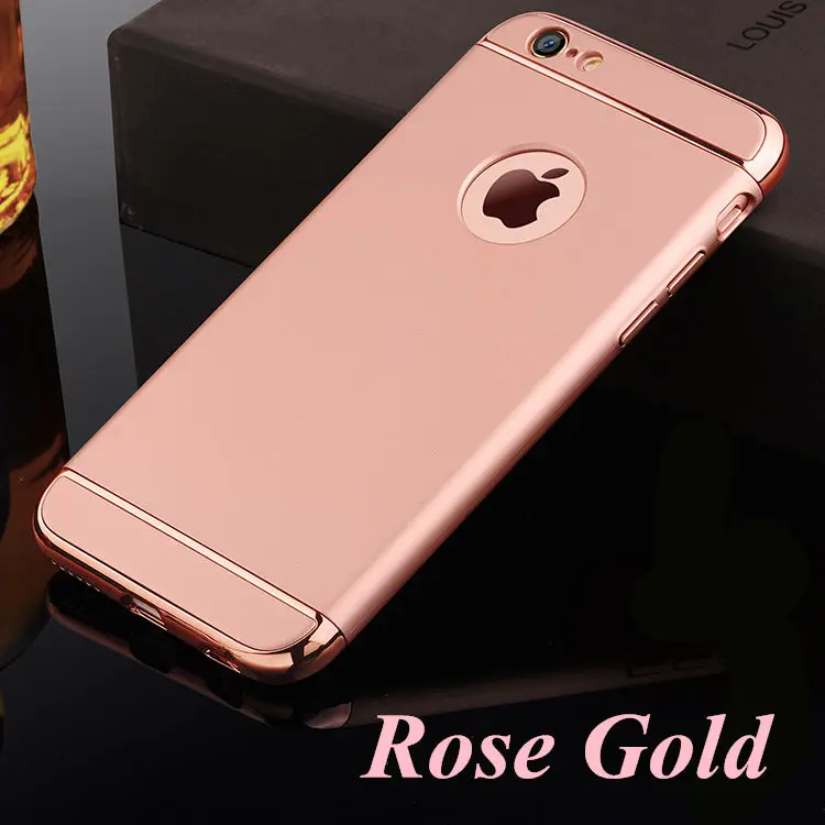 Rose Gold Роскошный чехол для телефона XR для iPhone 11 Pro XS Max 5 5S SE X 10, Жесткий Чехол для задней панели из поликарбоната для iPhone 7 8 6s Plus XR 11 Pro, чехол - Цвет: Rose Gold