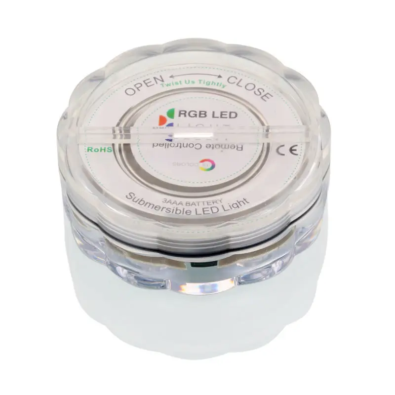 Погружной светильник RGB с 10 светодиодами работающий от аккумулятора