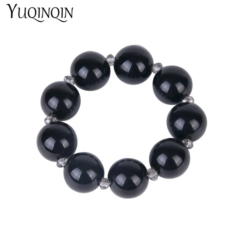 Модный полимерный Браслет манжета для женщин и Браслеты эластичные акриловые