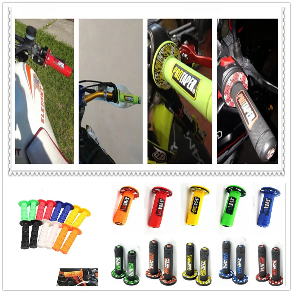 

Handle Grip motocross Motorcycle DirtBike Rubber plastic Hand Grips FOR TRIUMRH 675 675 HONDA CRF450R CRF250X CRF450X