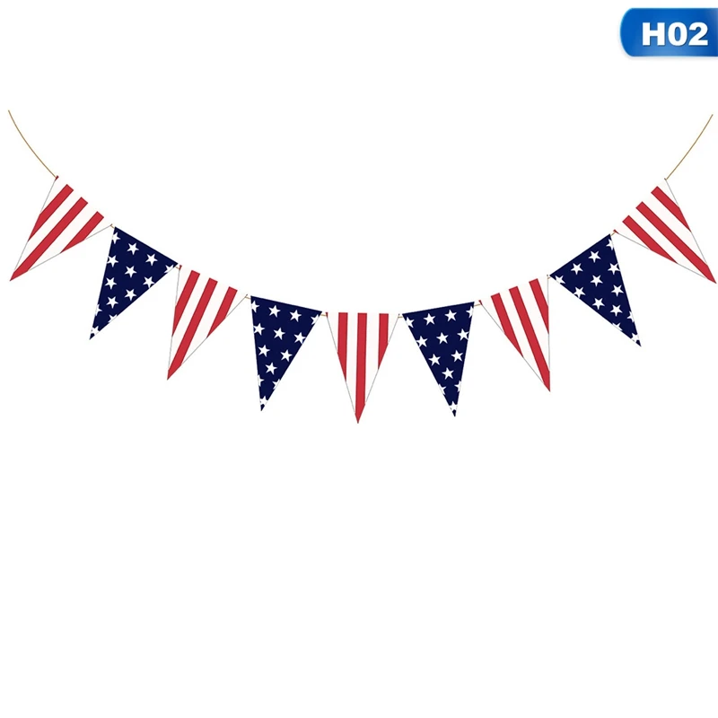 H02 2,5 метров Национальный день американский флаг Американский США баннеры украшение в виде флага - Цвет: H02