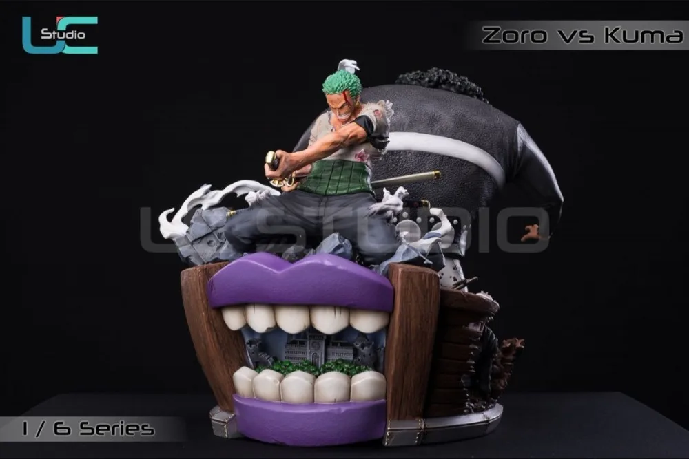 Фигурки моделей в наличии ucs One Piece Roronoa Zoro VS KUMA gk resin игрушечные фигурки для