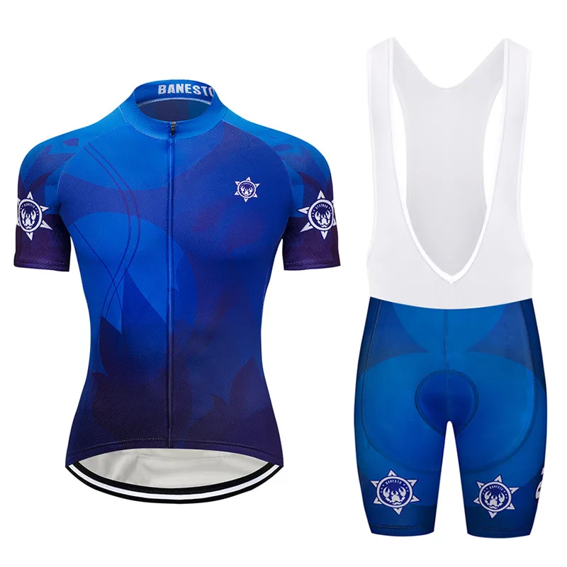 

2018 Summer Men Short Sleeves Cycling Clothing Ciclismo Jersey Road Bike Clothing Bicycle Banesto Cycling Jersey