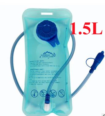 1500ML 2L/1L/1.5L воды сумка Гидратация велосипедов рот воды мочевого пузыря Спорт на открытом воздухе Отдых Велоспорт Пеший Туризм мочевого пузыря сумки большой рот - Цвет: 1500ML
