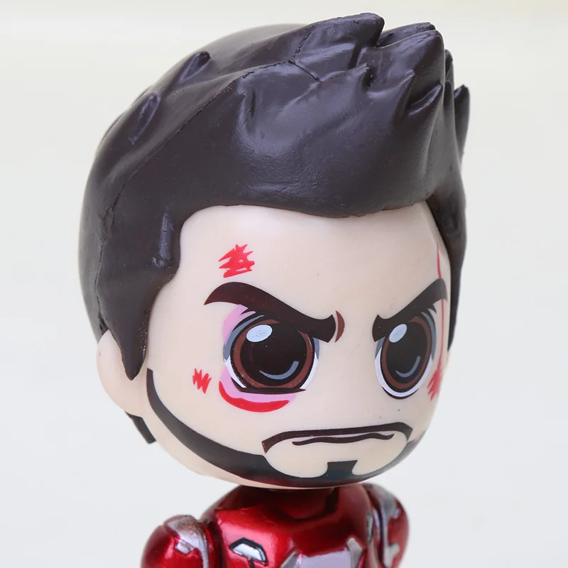 Высота каблука 10 см 6 шт./компл. Marvel игрушки Мстители завершающей thonas Доктор Странный Человек-паук фигурка капитан Марвел Кэрол Дэнверс модель куклы