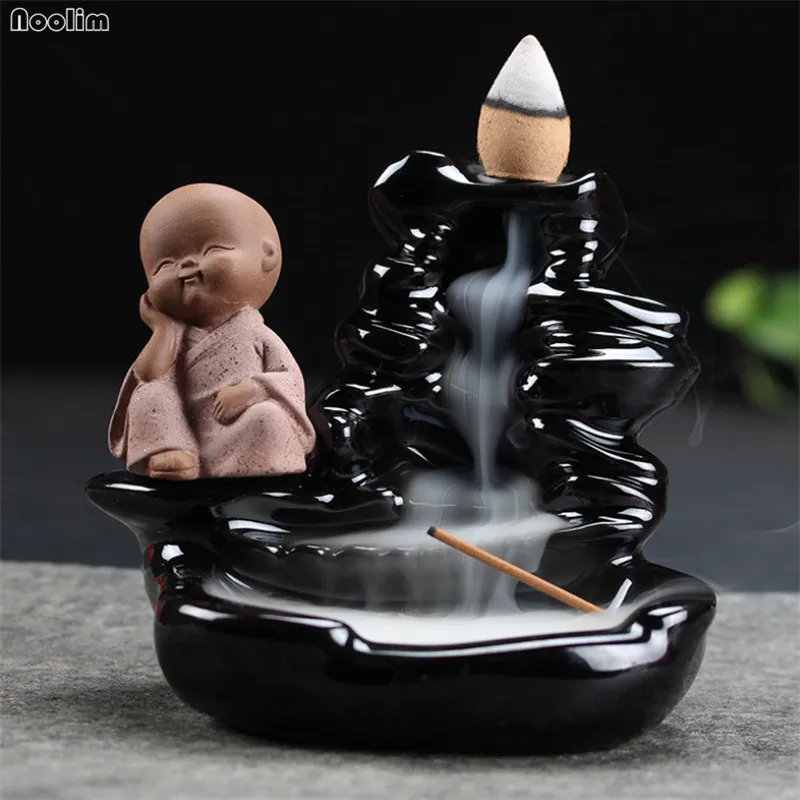 Поджигатель для благовоний Little Monk Backflow домашний Декор дома офиса керамический