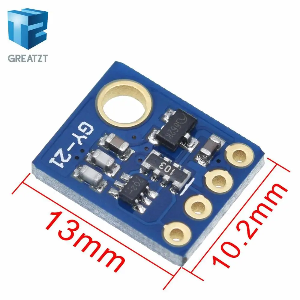 Si7021 GY 21 модуль промышленный высокоточный датчик влажности I2C IIC интерфейсный для